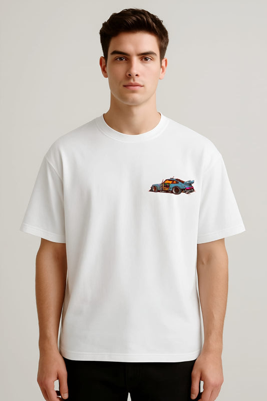 Built for Speed, Born for Chaos – Street Racer Oversized Tee | RageWolf