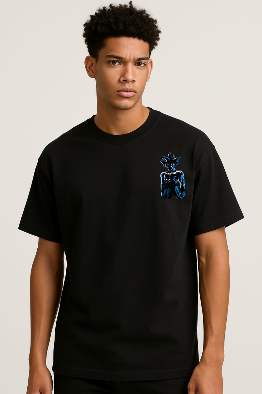 Beyond Instinct – Ultra Goku Oversized Tee | RageWolf