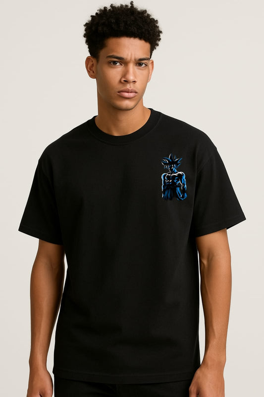 Beyond Instinct – Ultra Goku Oversized Tee | RageWolf
