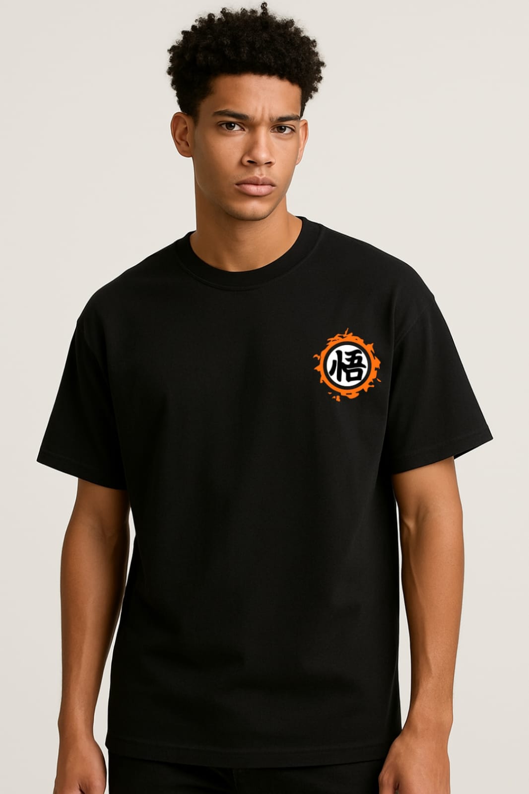 Symbol of Strength – Goku Kanji Logo Tee | RageWolf