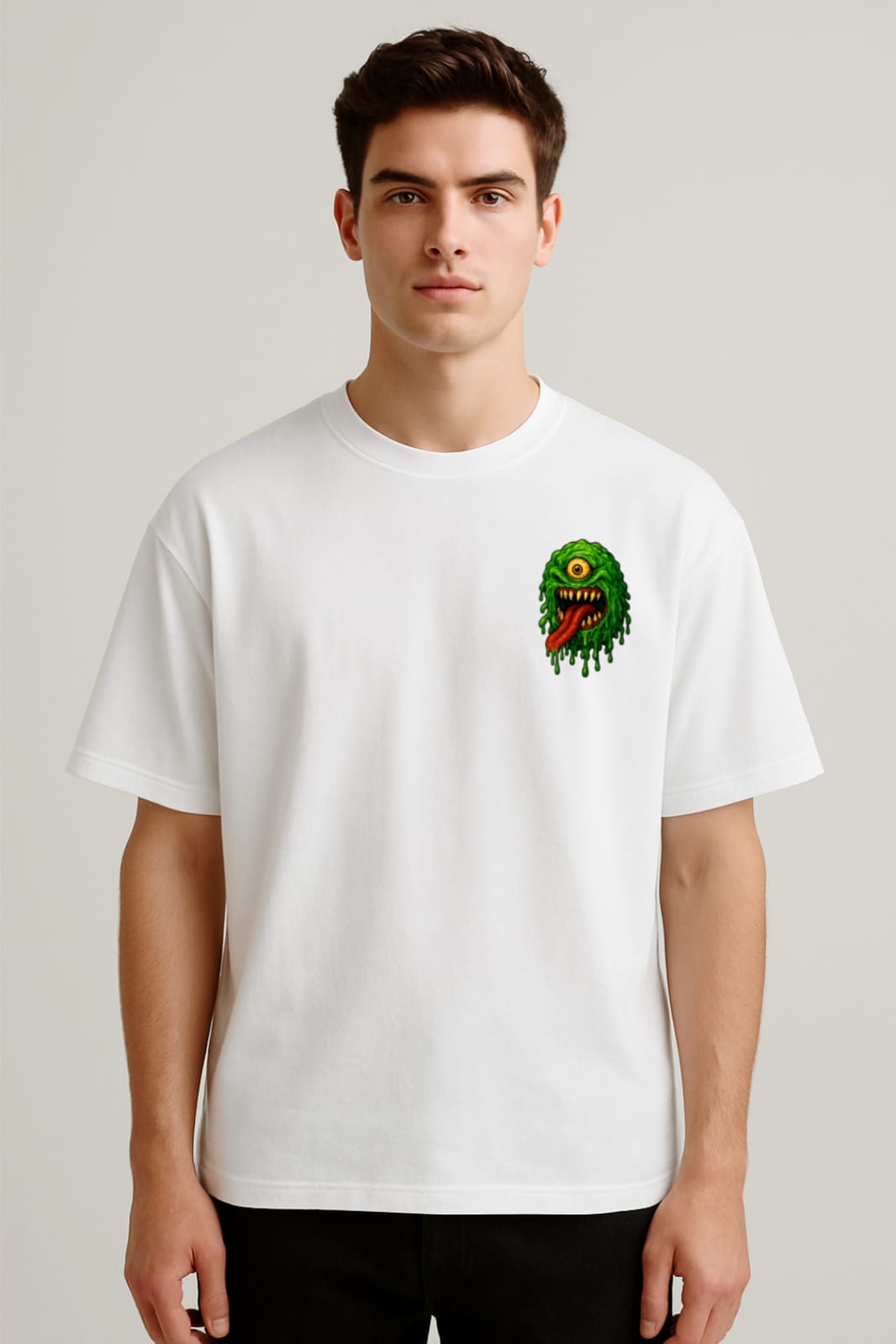 Drip from the Abyss – Cyclops Monster Oversized Tee | RageWolf