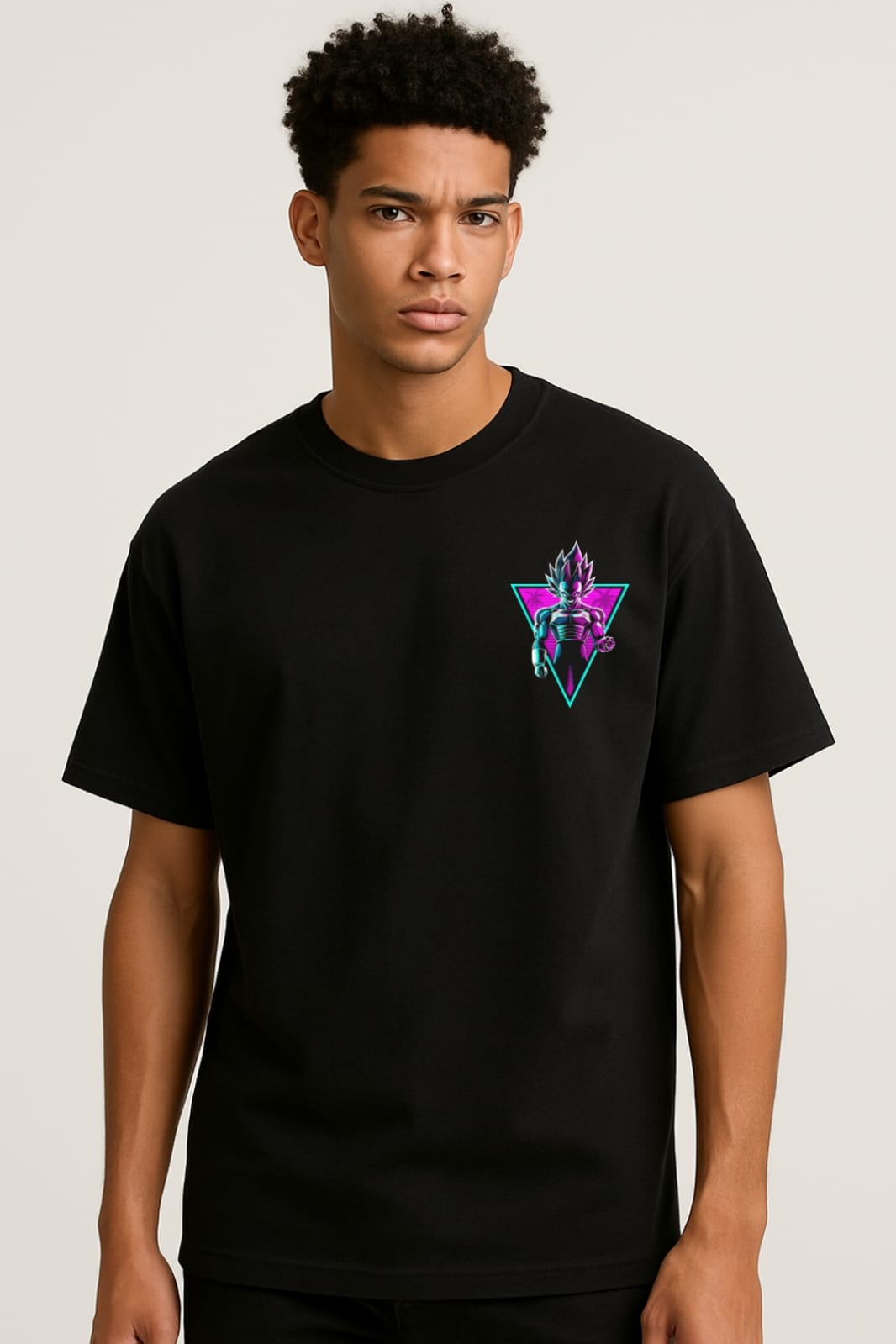 Dark Prince – Evil Vegeta Drop Shoulder Tee | RageWolf