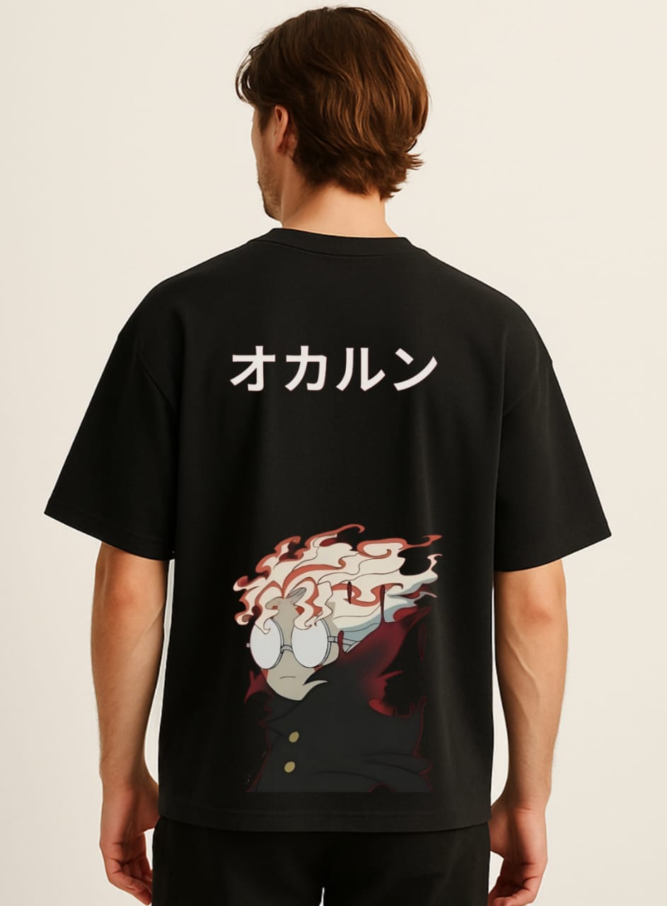Occult Flame – Anime Spirit Oversized Tee | RageWolf