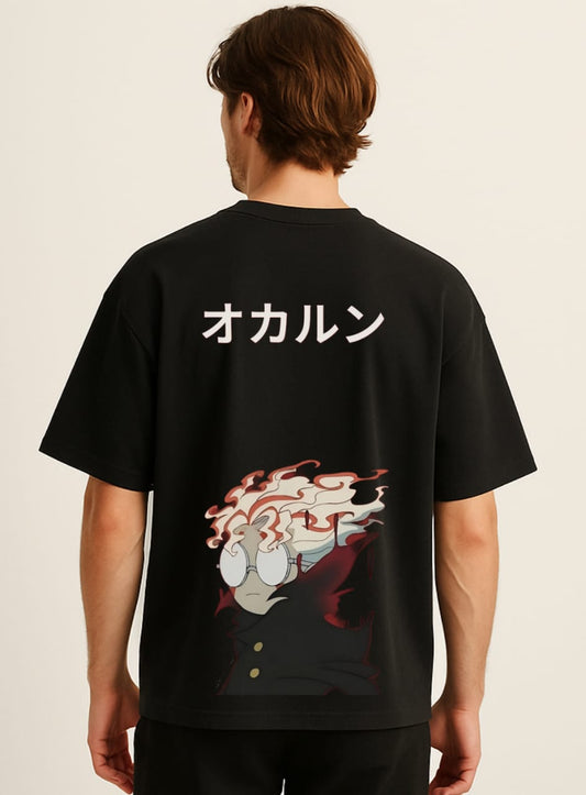 Occult Flame – Anime Spirit Oversized Tee | RageWolf