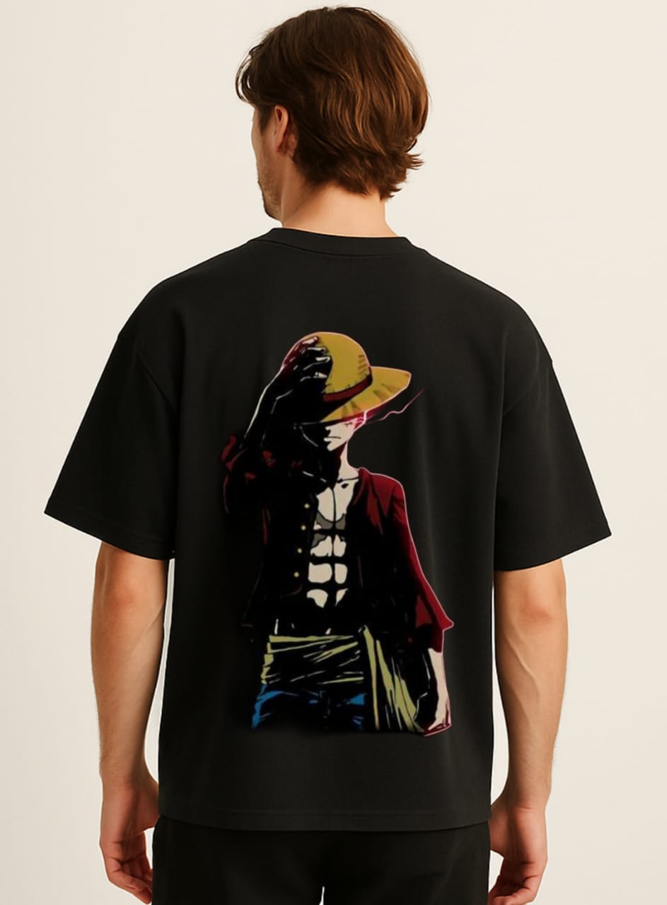 Straw Hat Legacy – Pirate King Oversized Tee | RageWolf