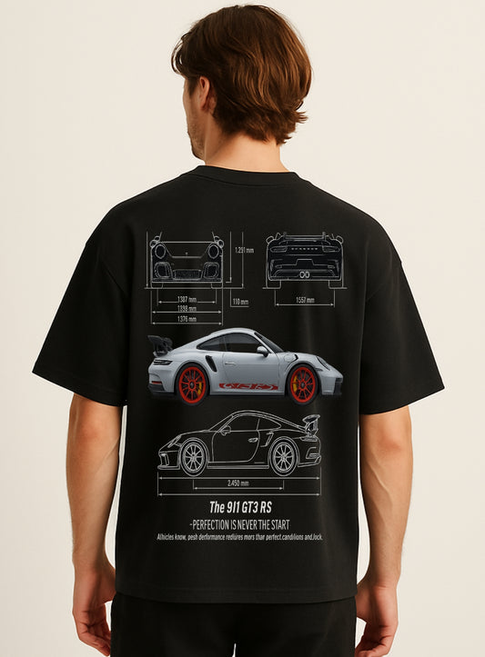 911 GT3 RS Drop Shoulder T-Shirt – Track Spirit, Street Style | RageWolf