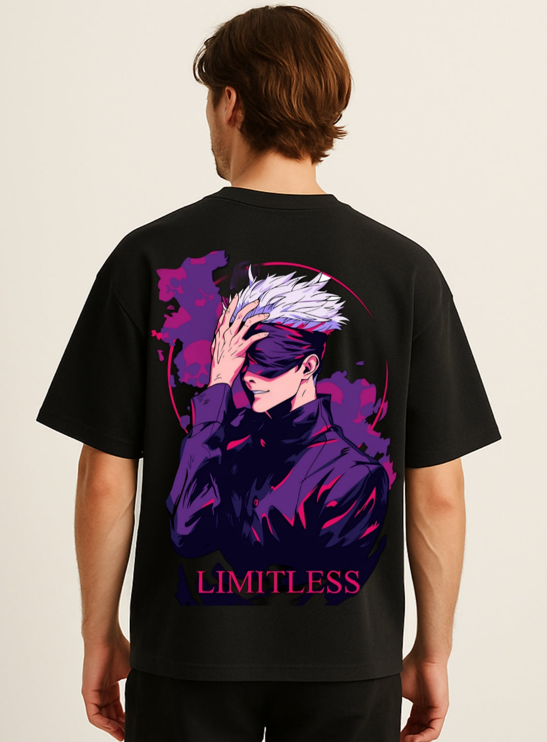 Ragewolf x Gojo – Drop Shoulder Edition – Limitless Power, Timeless Drip