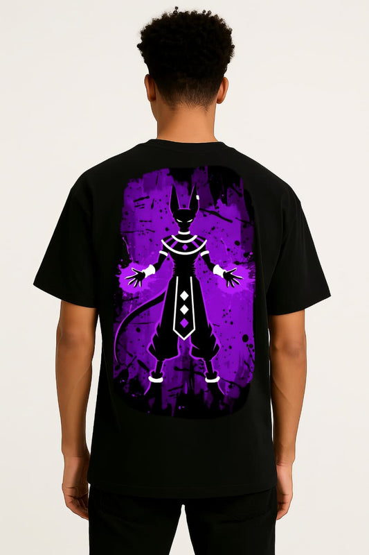God of Destruction – Beerus Oversized Tee | RageWolf