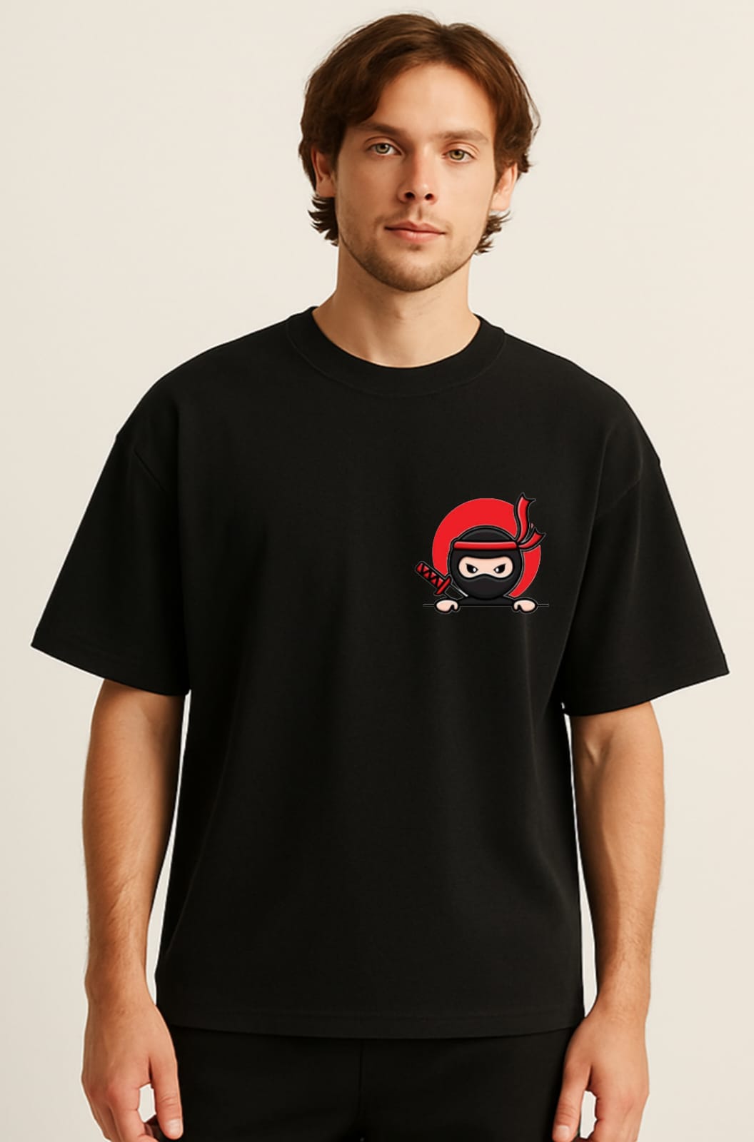 Shadow Strike – Ninja Oversized Tee | RageWolf