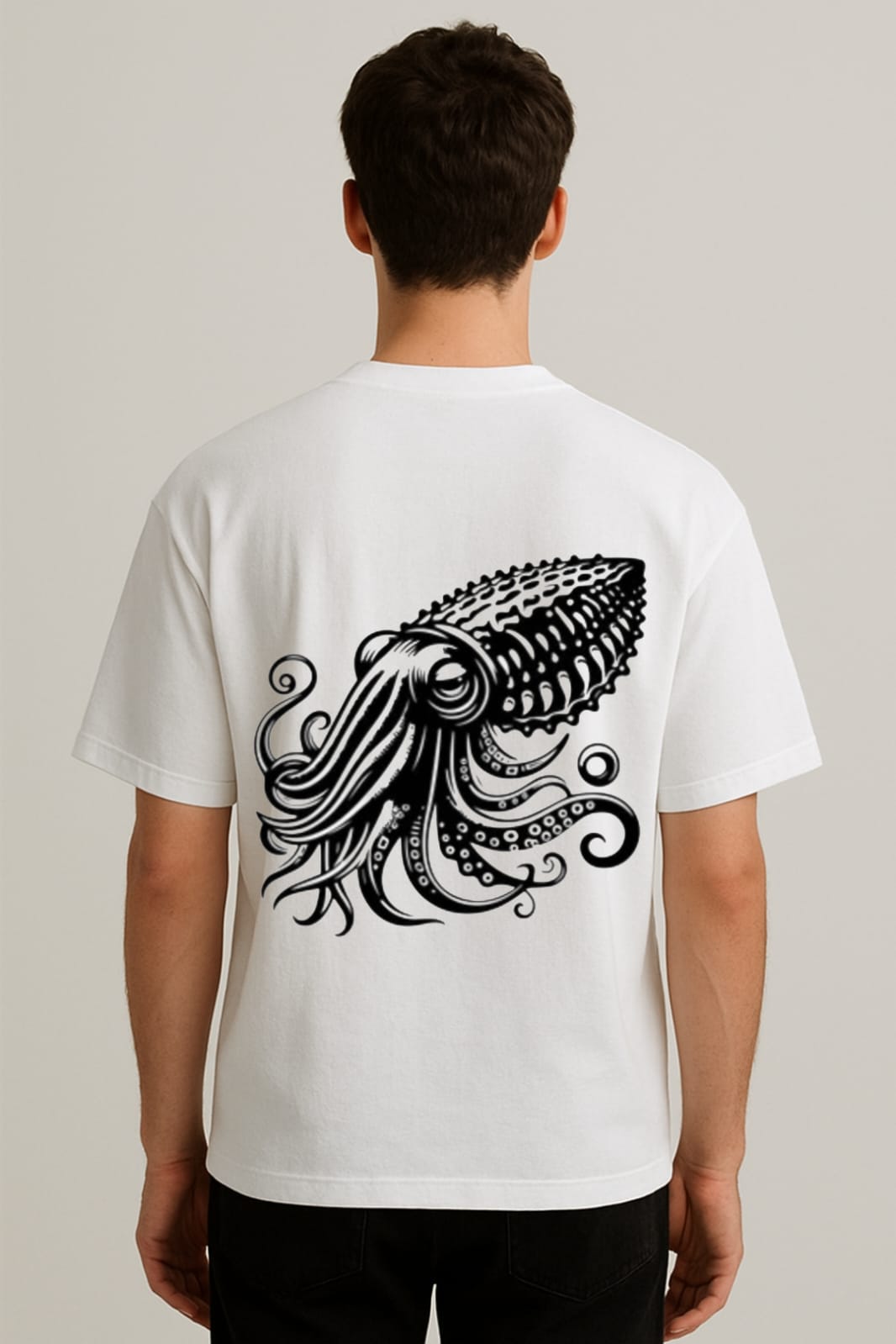 Deep Sea Legend – Octopus Back Print Tee | RageWolf