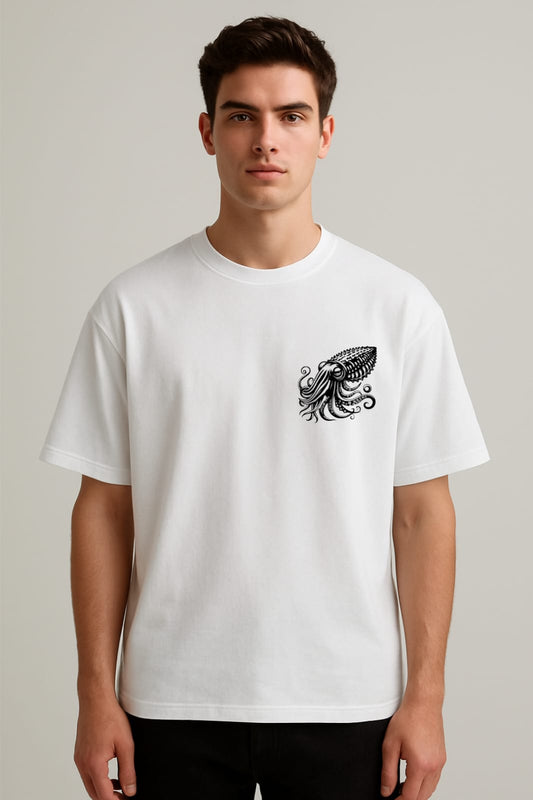 Deep Sea Legend – Octopus Back Print Tee | RageWolf