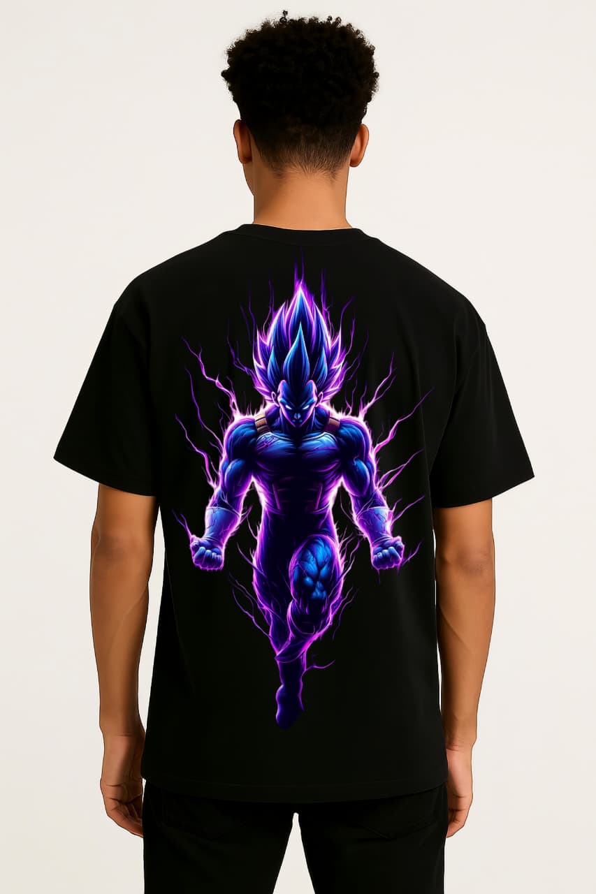 God of Pride – Vegeta Destroyer Oversized Tee | RageWolf